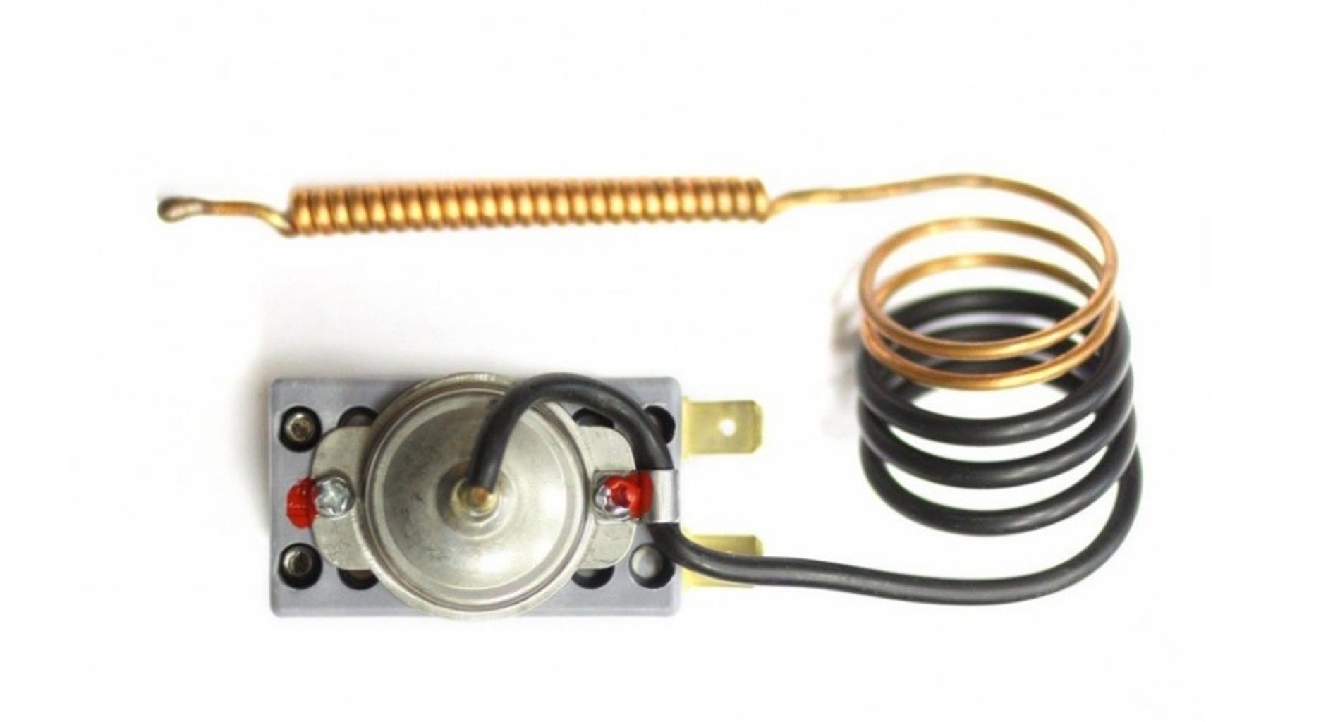 Термостат защитный для водонагревателя Thermex, Ariston, Electrolux 16А до 110°С капиллярный самовозвратный, 100324